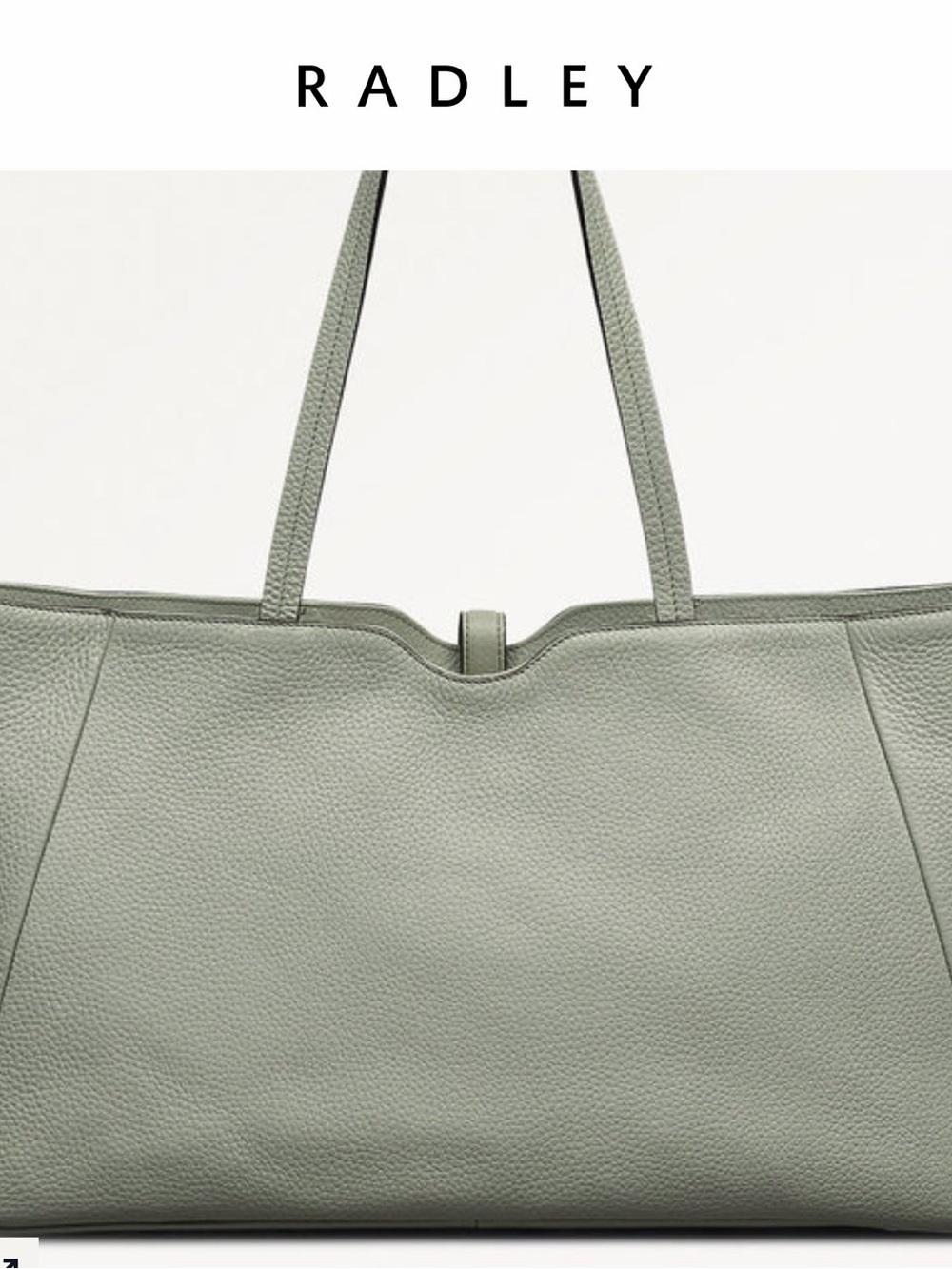 Hazelbury Park
Large Ziptop Tote - Sage Green